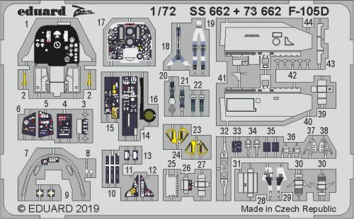 Eduard - F-105D interior for Trumpeter