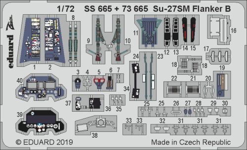 Eduard - Su-27SM Flanker B for Zvezda