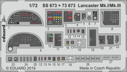 Eduard - Lancaster Mk.I/Mk.III interior f.Revell