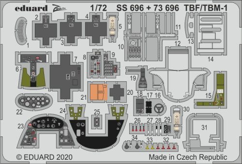 Eduard - TBF/TBM-1 Avenger for Hasegawa