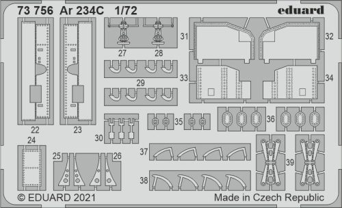 Eduard - Ar 234C, For Hobby 2000 / Dragon