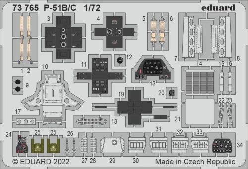 Eduard - P-51B/C For Arma Hobby