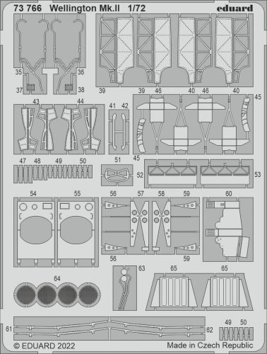 Eduard - Wellington Mk.Ii For Airfix