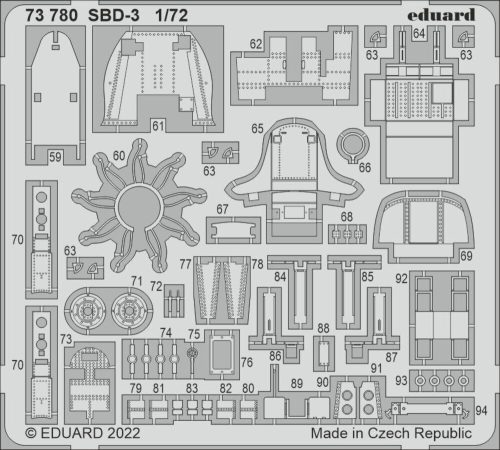 Eduard - SBD-3 for FLYHAWK