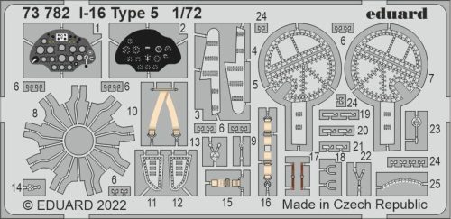 Eduard - I-16 Type 5 for CLEAR PROP