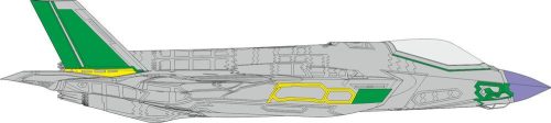 Eduard - F-35A RAM panels early 1/72 TAMIYA