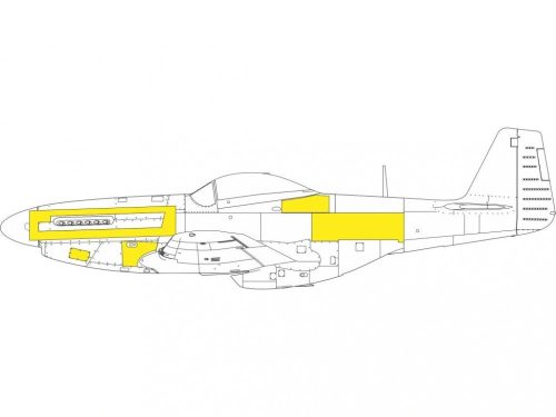 Eduard - P-51D surface panels 1/72 recommended for EDUARD