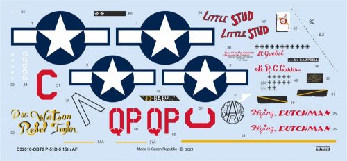 Eduard - P-51D-5 15th AF 1/32 for TAMIYA/REVELL
