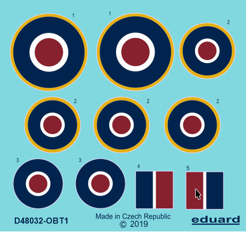 Eduard - Tempest roundels late for Eduard