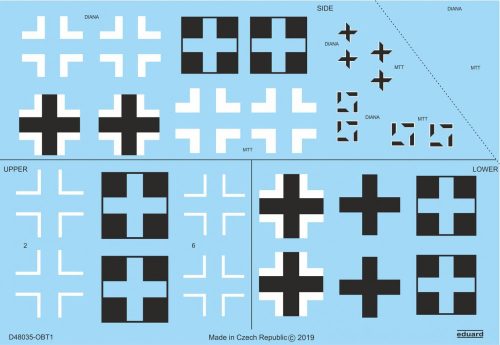 Eduard - Bf 109G-10 MTT / WNF national insignia for Eduard