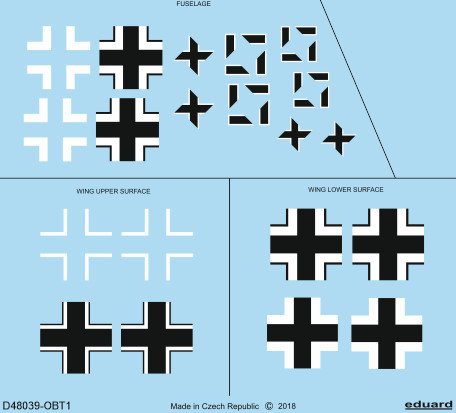 Eduard - Fw 190A-5 national insignia for Eduard