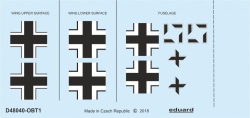 Eduard - Fw 190A-2 national insignia for Eduard