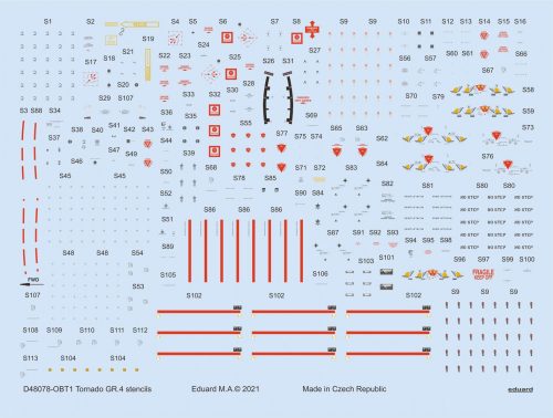 Eduard - Tornado GR.4 stencils for REVELL