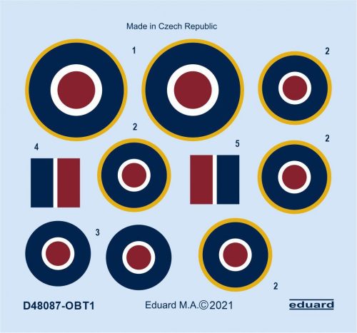 Eduard - Tempest Mk.II roundels for EDUARD/SPECIAL HOBBY