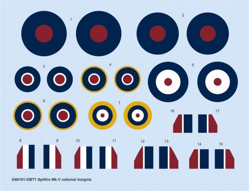 Eduard - Spitfire Mk.V National Insignia For Eduard