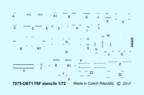 Eduard - F6F stencils