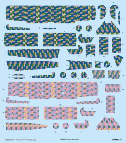 Eduard - Fokker D.VII 5color lozenge for Eduard