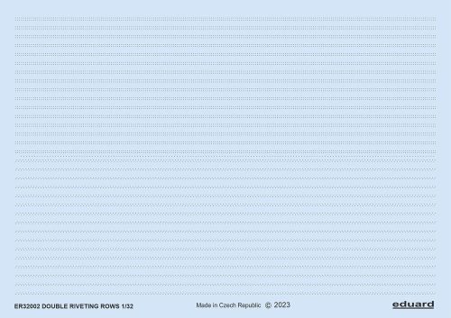 Eduard - Double riveting rows 1/32