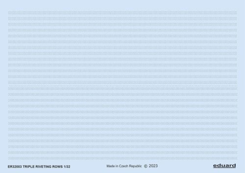 Eduard - Triple riveting rows 1/32