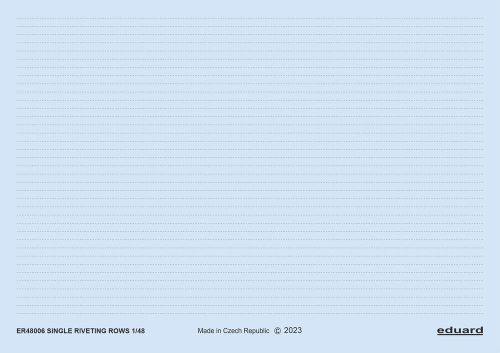 Eduard - Single riveting rows 1/48