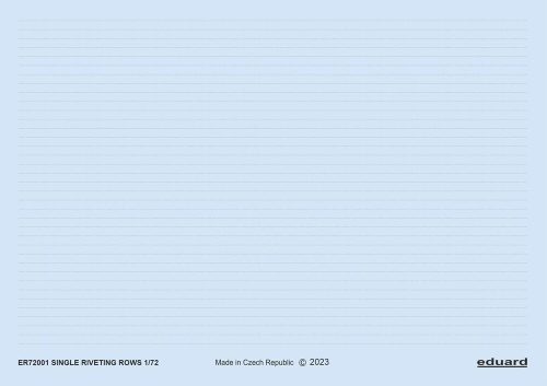 Eduard - Single riveting rows 1/72