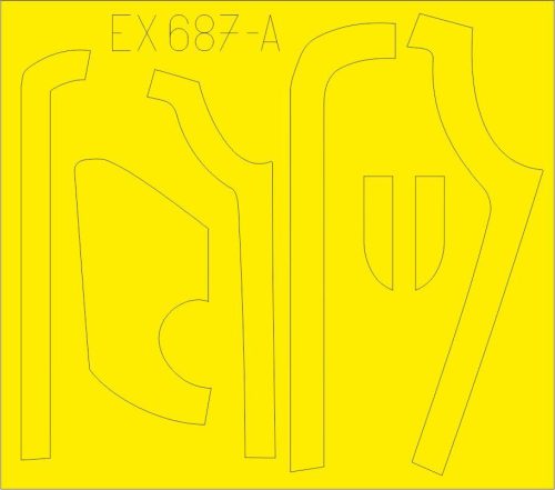 Eduard - B-17G antiglare panels (DL & BO production) for HKM