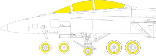 Eduard - F/A-18F Tface For Meng