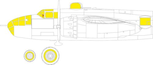 Eduard - B-25J glazed nose TFace 1/48 HKM