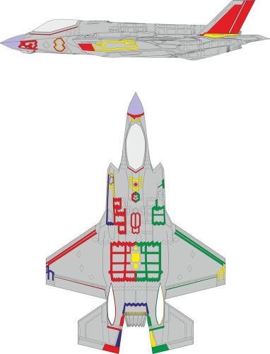 Eduard - F-35A RAM coating early 1/48 TAMIYA