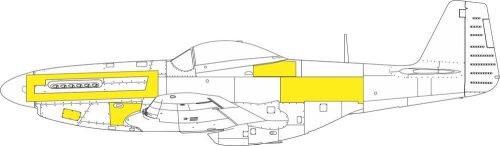 Eduard - P-51D surface panels 1/48 EDUARD