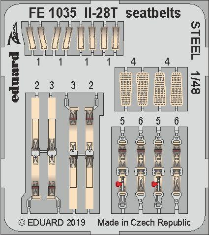 Eduard - Il-28T seatbelts STEEL for Bobcat