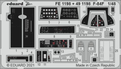 Eduard - F-84F 1/48 for KINETIC