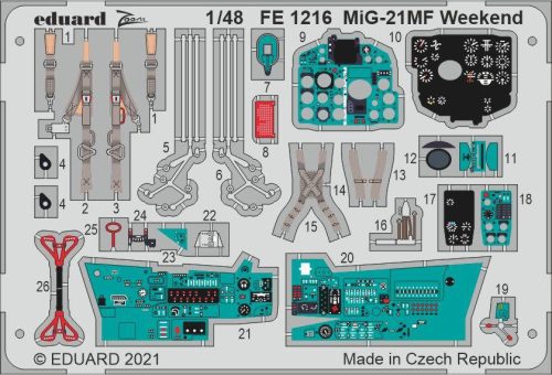 Eduard - Mig-21Mf Weekend 1/48 For Eduard