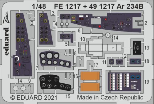 Eduard - Ar 234B 1/48 Hasegawa/Hobby 2000