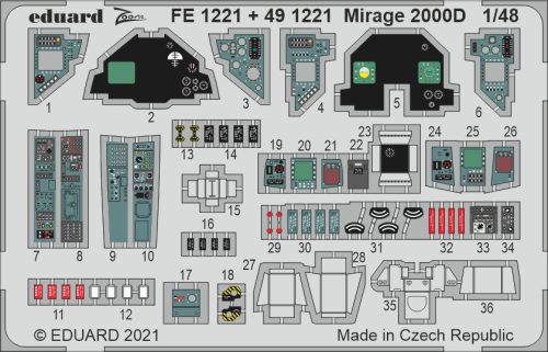 Eduard - Mirage 2000D 1/48 KINETIC