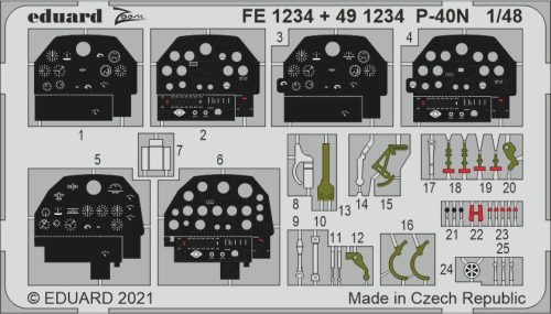 Eduard - P-40N, For Academy