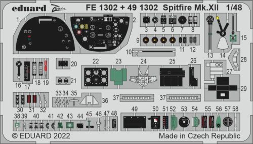 Eduard - Spitfire Mk.XII for AIRFIX