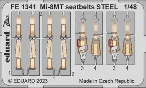 Eduard - Mi-8MT seatbelts STEEL 1/48 ZVEZDA