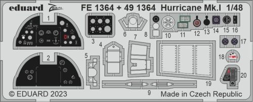 Eduard - Hurricane Mk.I 1/48 HOBBY BOSS