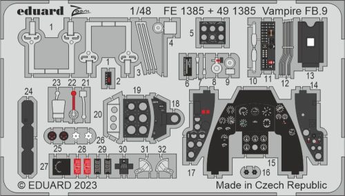 Eduard - Vampire FB.9 1/48 AIRFIX