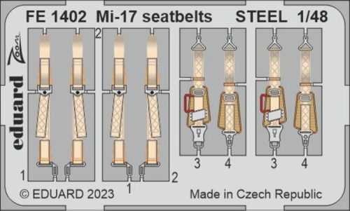 Eduard - Mi-17 seatbelts STEEL 1/48