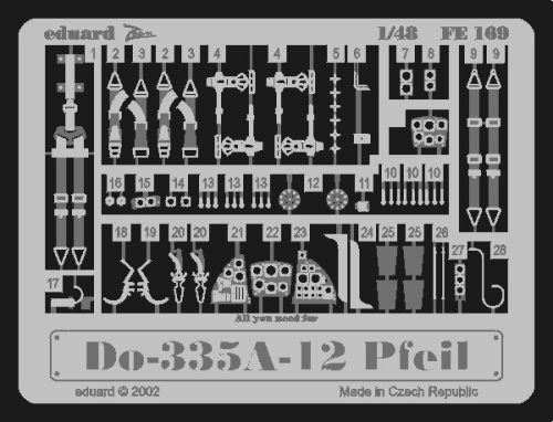 Eduard - Dornier Do 335A-12 Pfeil