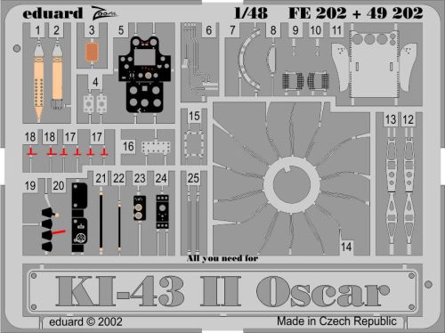 Eduard - Ki -43 II Oscar