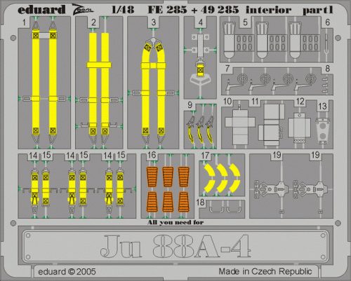 Eduard - Ju 88A-4 interior
