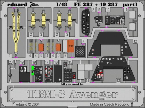 Eduard - TBM-3 Avenger