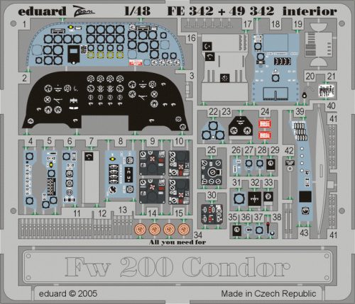 Eduard - Fw 200 Condor interior