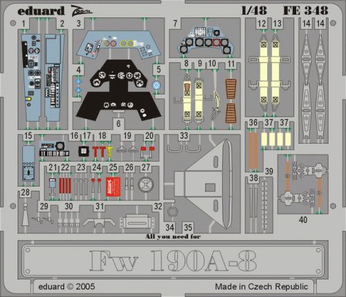 Eduard - Fw 190A-8 for Tamiya 61095