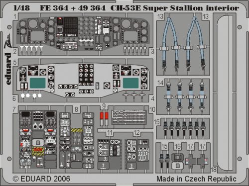 Eduard - CH-53E Super Stallion interior for Academy/MRC