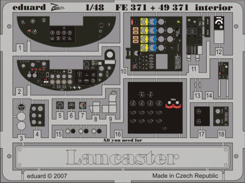 Eduard - Lancaster interior for Tamiya