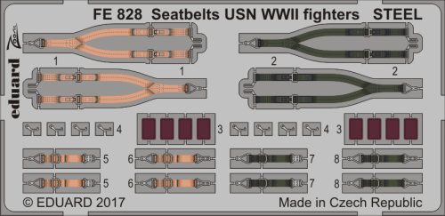 Eduard - Seatbelts USN WWII fighters STEEL f.Reve